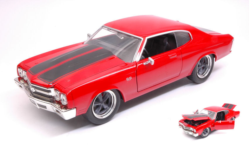 Miniature voiture film film échelle 1:24 auto 'S CHEVROLET CHEVELLE FAST AND FURIOUS