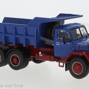Modellino camion truck lorry scala 1:43 Ixo Model  MAGIRUS JUPITER 6x6 BLUERED MULDENKIPPER diecast modellismo statico