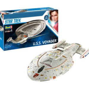 Modellino astronave Revell U.S.S. VOYAGER KIT 1:670 modellismo statico collezione