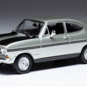 Modellino auto scala 1:43 Ixo Model  OPEL KADETT B COUPE RALLY 1966 SILVER diecast modellismo statico