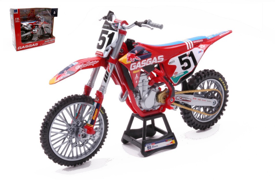 motorcycle model 1:18 scale RED BULL GASGAS MC450F BARCIA 1:12 state vehicles ...