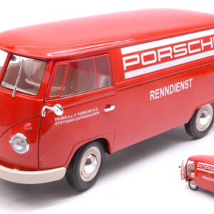 Modellino auto bus scala 1:18 Welly  VW T1 BUS 1963 PANEL VAN  diecast modellismo statico