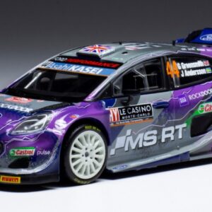 Modellino auto scala 1:43 Ixo FORD PUMA WRC RALLY MONTE CARLO 2022 GREENSMITHANDERSSON diecast modellismo statico