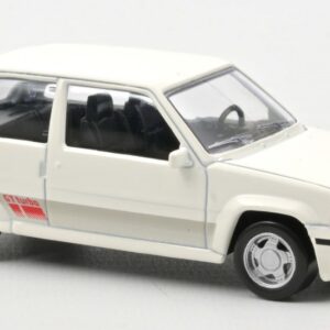 Modellino auto scala 1:43 Norev  RENAULT SUPERCINQ GT TURBO PH II 1988 WHITE JET CAR diecast modellismo statico