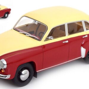 Modellino auto scala 1:18 ModelCarGroup  WARTBURG 311 1959  RED diecast modellismo statico