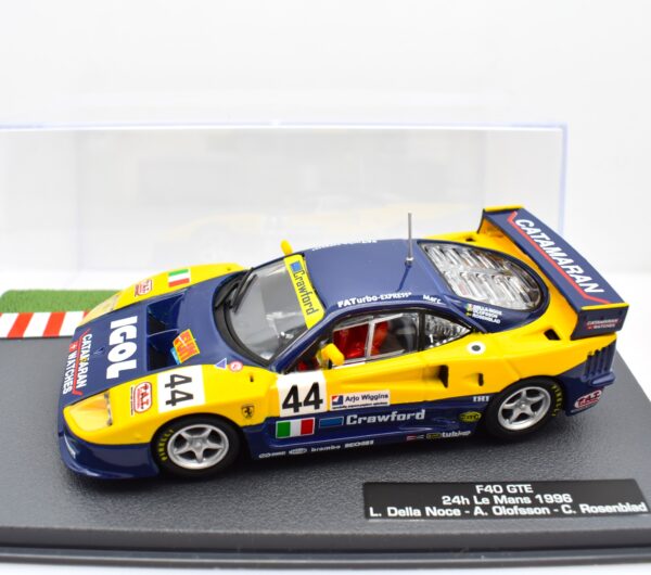 Modellino auto Ferrari F40 GTE racing collection scala 1:43 ixo diecast modellismo