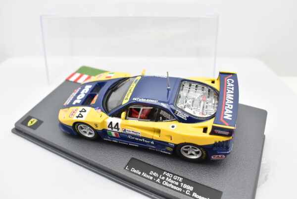 Modellino auto Ferrari F40 GTE racing collection scala 1:43 ixo diecast modellismo - immagine 3