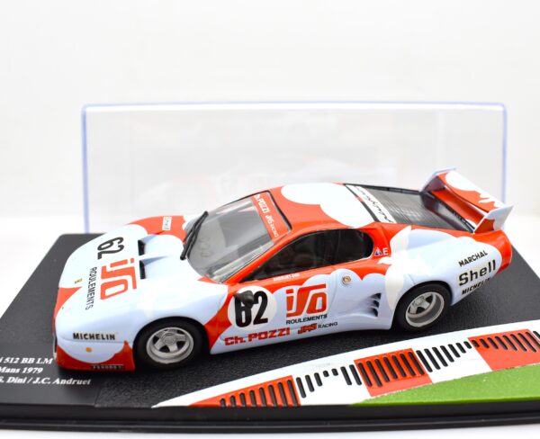 Modellino auto Ferrari 512 BB LM racing collection scala 1:43 ixo diecast modellismo