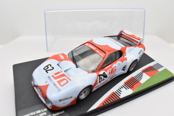 Modellino auto Ferrari 512 BB LM racing collection scala 1:43 ixo diecast modellismo - immagine 2