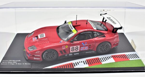 Modellino auto Ferrari 550 Maranello racing collection 1:43 ixo diecast modellismo - immagine 3