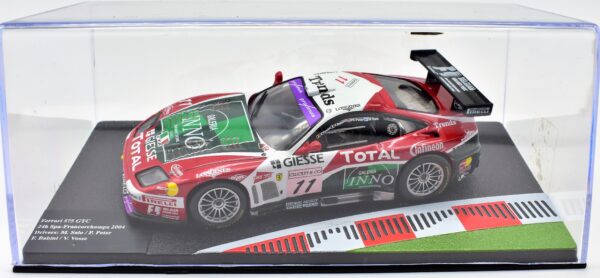 Modellino auto Ferrari 575 GTC racing collection 1:43 ixo diecast modellismo - immagine 3