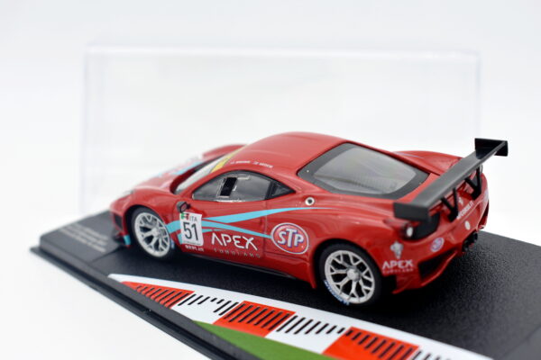 Modellino auto Ferrari 458 Italia GT3 racing collection scala 1:43 ixo diecast modellismo - immagine 3