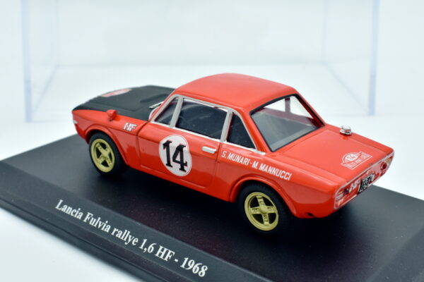 Modellino auto scala 1:43 Lancia Fulvia Rallye 1.6 HF diecast modellismo statico da collezione norev - immagine 3