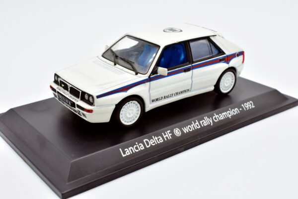 Modellino auto rally scala 1:43 Lancia Delta HF diecast modellismo statico da collezione norev - immagine 2