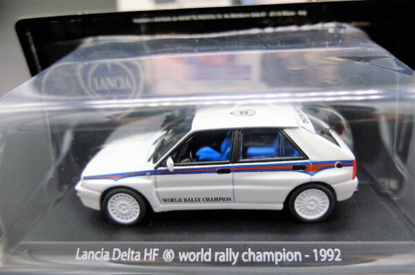 Modellino auto rally scala 1:43 Lancia Delta HF diecast modellismo statico da collezione norev - immagine 5
