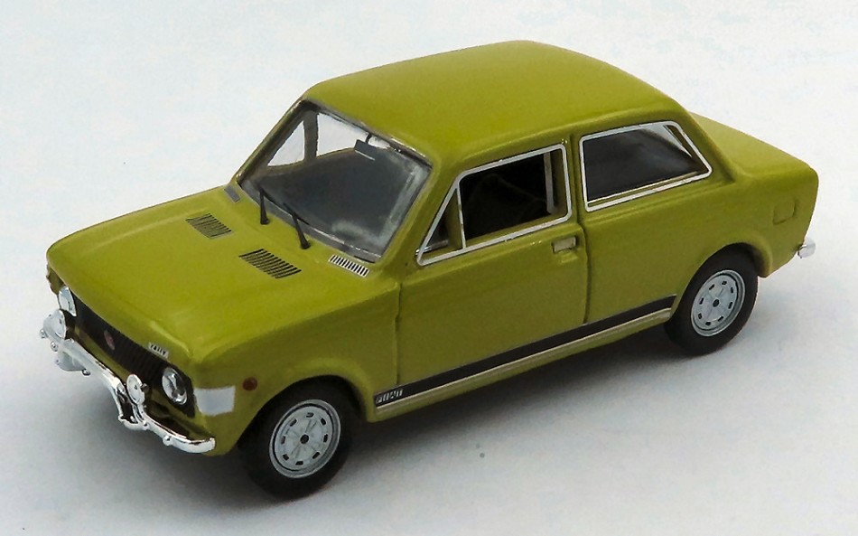 Miniature voiture auto 1:43 Rio FIAT 128 RALLY vert modèle statique diecast