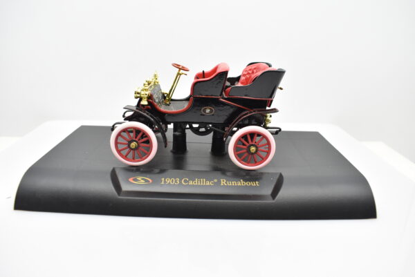 Modellino auto Cadillac Runabout scala 1:32 diecast modellismo collezione epoca solido - immagine 2