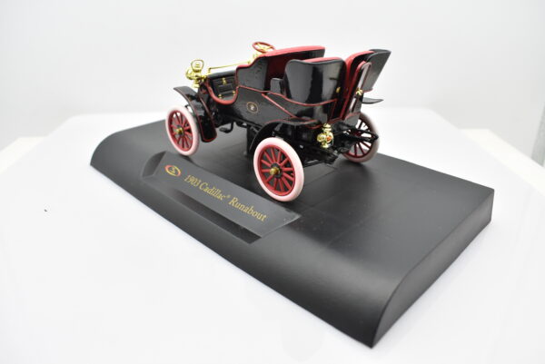 Modellino auto Cadillac Runabout scala 1:32 diecast modellismo collezione epoca solido - immagine 3