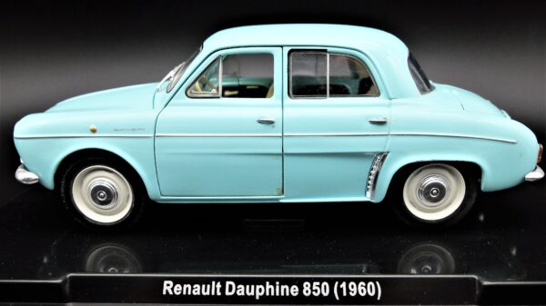 Modellino auto Renault Dauphine 850 scala 1/24 diecast collezione modellismo - immagine 2