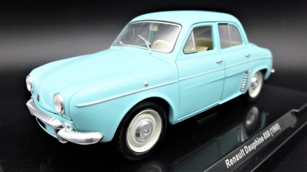 Modellino auto Renault Dauphine 850 scala 1/24 diecast collezione modellismo - immagine 3