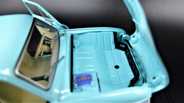 Modellino auto Renault Dauphine 850 scala 1/24 diecast collezione modellismo - immagine 7