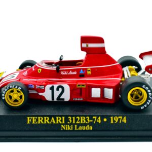 Modellini Ferrari f1 scala 1/43 formula 1 312b3-74 auto collezione diecast Lauda