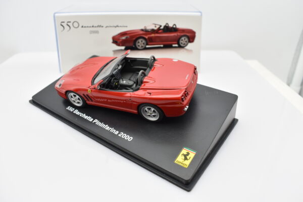 Modellino auto scala 1:43 Ferrari GT Collection 550 Barchetta Pinifarina diecast modellismo da collezione - immagine 3