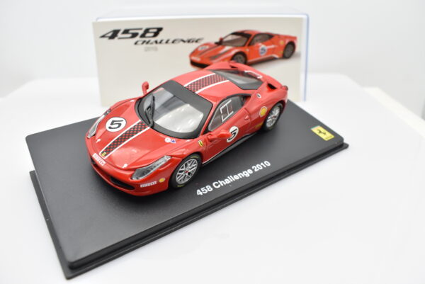Modellino auto scala 1:43 Ferrari GT Collection 458 Challenge diecast modellismo da collezione - immagine 2