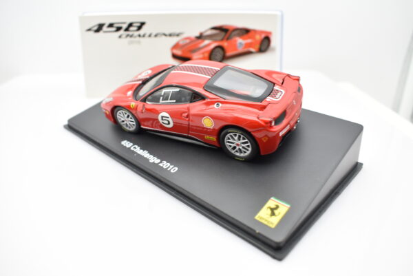 Modellino auto scala 1:43 Ferrari GT Collection 458 Challenge diecast modellismo da collezione - immagine 3