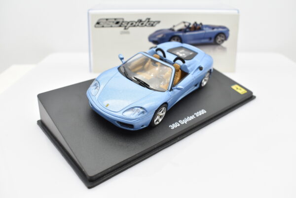 Modellino auto scala 1:43 Ferrari GT Collection 360 Spider diecast modellismo da collezione - immagine 2