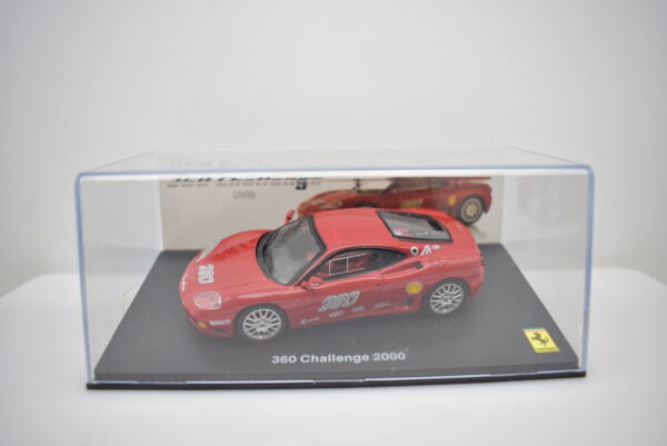 Modellino auto scala 1:43 Ferrari GT Collection 360 Challenge diecast modellismo da collezione - immagine 3