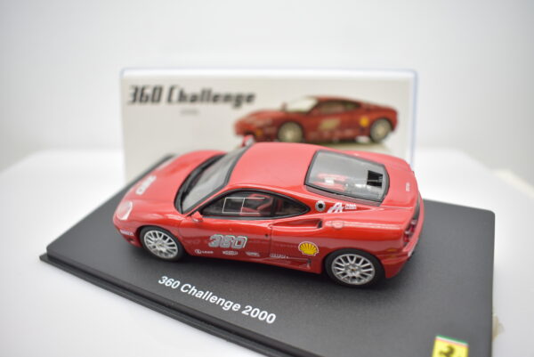 Modellino auto scala 1:43 Ferrari GT Collection 360 Challenge diecast modellismo da collezione - immagine 5