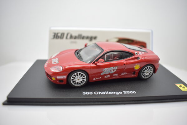 Modellino auto scala 1:43 Ferrari GT Collection 360 Challenge diecast modellismo da collezione - immagine 2