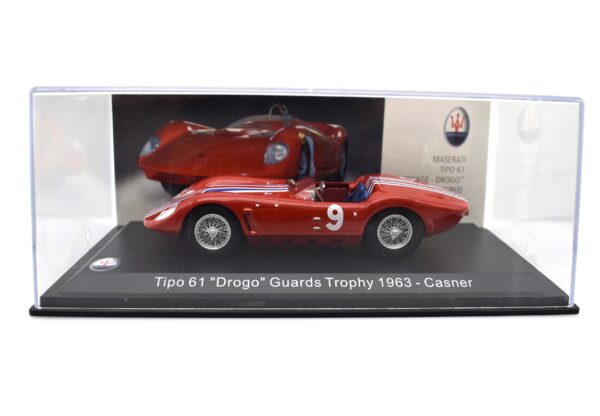 Modellino auto scala 1:43 Maserati Tipo 61 Drogo diecast modellismo da collezione - immagine 4