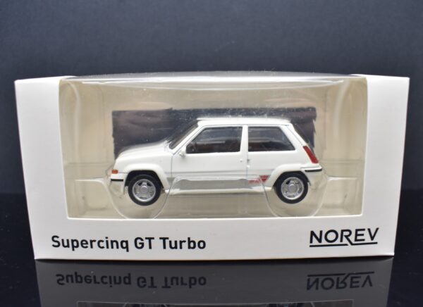 Modellino auto scala 1:43 Norev RENAULT SUPERCINQUE GT TURBO PHASE II 1988 - immagine 4