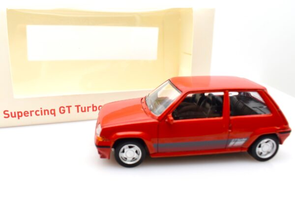 Modellino auto scala 1:43 Norev RENAULT SUPERCINQUE GT TURBO PHASE II 1988 red - immagine 5
