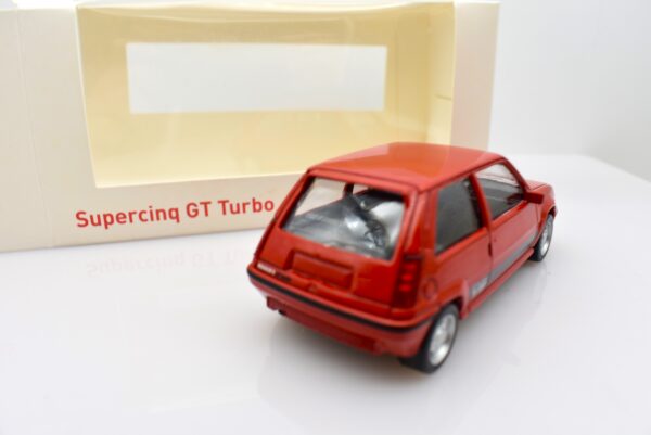 Modellino auto scala 1:43 Norev RENAULT SUPERCINQUE GT TURBO PHASE II 1988 red - immagine 2