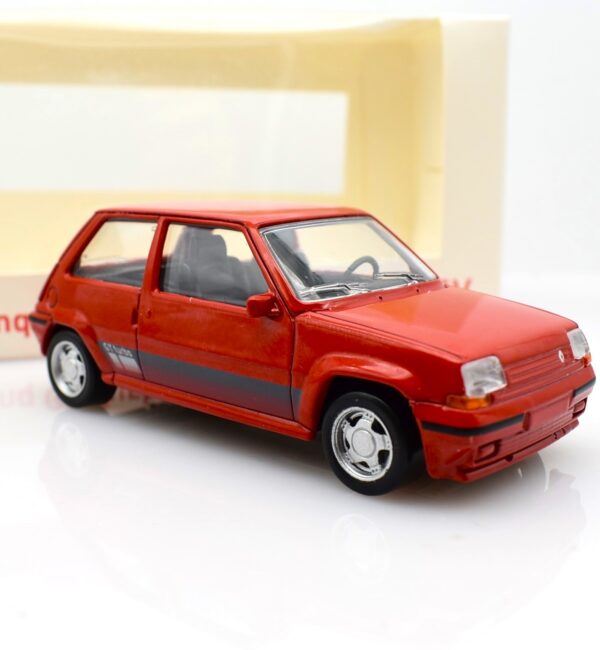 Modellino auto scala 1:43 Norev RENAULT SUPERCINQUE GT TURBO PHASE II 1988 red