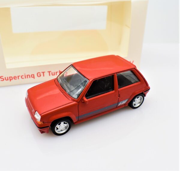 Modellino auto scala 1:43 Norev RENAULT SUPERCINQUE GT TURBO PHASE II 1988 red - immagine 8