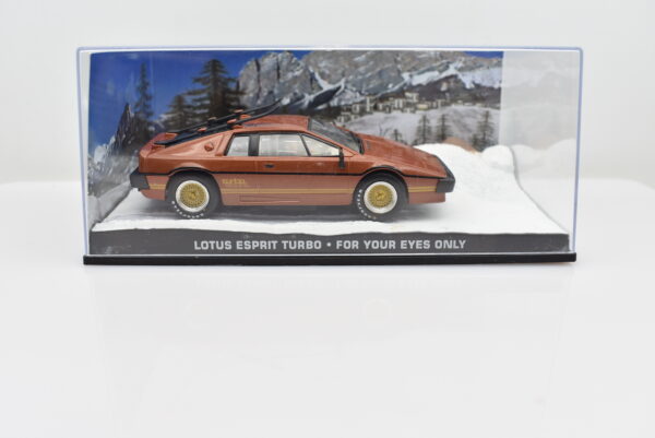 Modellini auto dei film 007 James Bond scala 1:43 LOTUS ESPRIT TURBO collezione - immagine 7