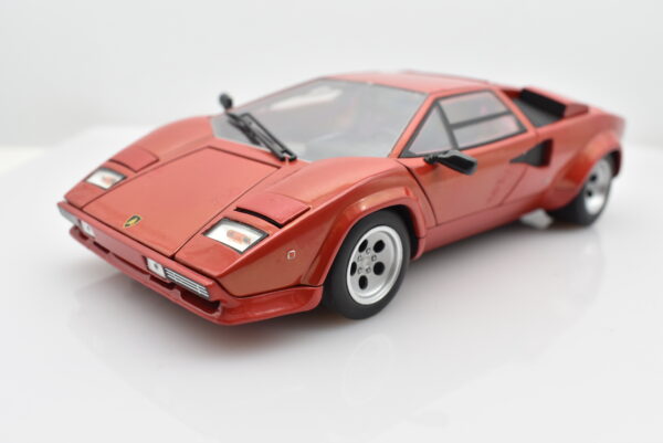 Modellino auto Lamborghini Countach LP 400 S scala 1:24 diecast modellismo da collezione - immagine 12