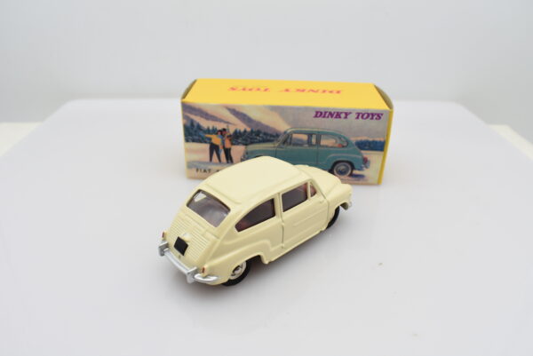 Modellino auto dinky toys 1:43 Fiat 600 D de agostini collezione - immagine 5