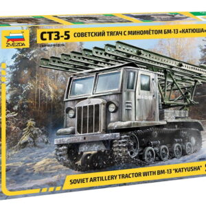 Modellino kit di montaggio carri armati tank Zvezda  STZ-5 WITH BM-13  modellismo statico collezione