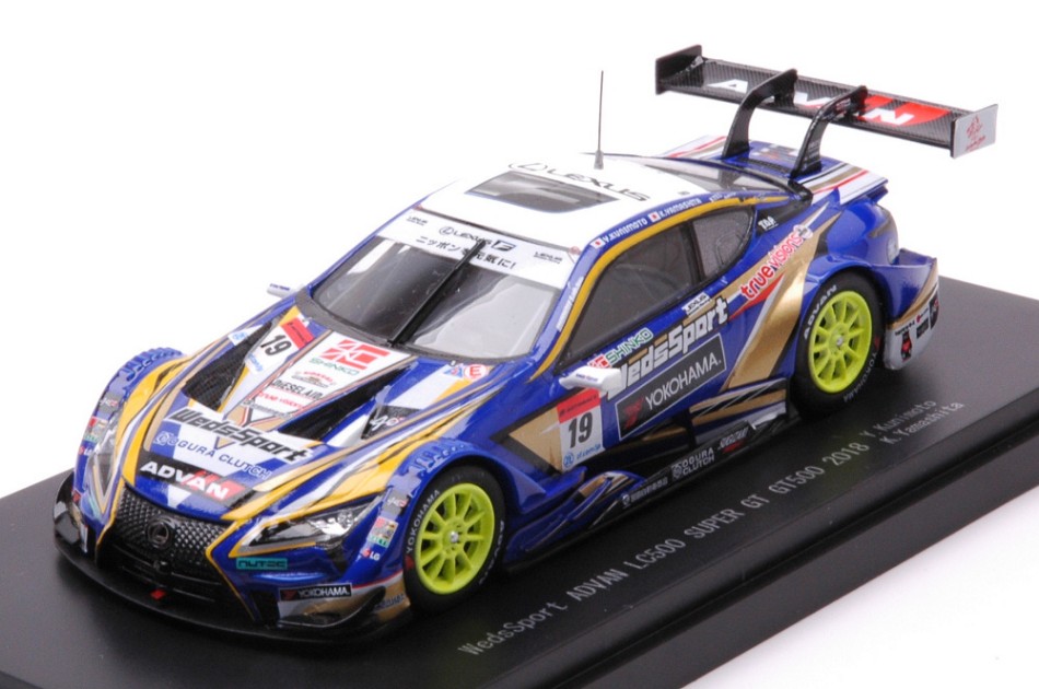 modellauto Auto Maßstab 1:43 Ebbro WedsSport ADVAN LC500 SUPER GT500 19 sammlung