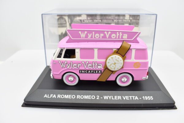 modellini furgone Alfa Romeo 2 veicoli pubblicitari d'epoca scala 1:43 da collezione - immagine 2