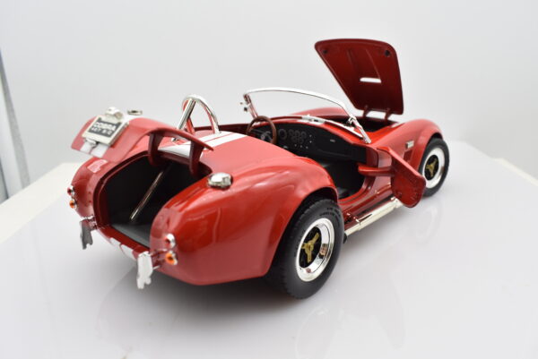 Modellino auto scala 1:18 SHELBY COBRA 427S/C diecast modellismo da collezione - immagine 6