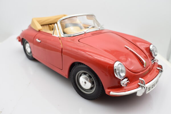 Modellino auto scala 1:18 PORSCHE 356 B diecast modellismo da collezione - immagine 7