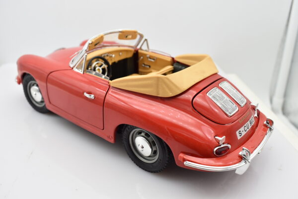 Modellino auto scala 1:18 PORSCHE 356 B diecast modellismo da collezione - immagine 9