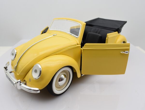 Modellino auto scala 1:17 1:18 COCCINELLE VW ECHELLE maggiolino diecast da collezione - immagine 3