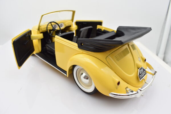 Modellino auto scala 1:17 1:18 COCCINELLE VW ECHELLE maggiolino diecast da collezione - immagine 4